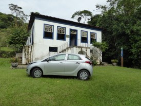 Centro do Visitante-Museu Von Martius. Ponto inicial da visitação. Somos recebidos pela simpática e atenciosa Margot, quem nos dá dicas para as caminhadas aos atrativos do Parque.