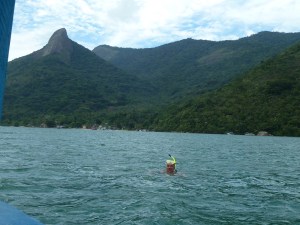 Nadando na superfície