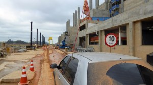 Margem Esquerda da Barragem do rio Xingu, Sitio Pimental, UHE Belo Monte.